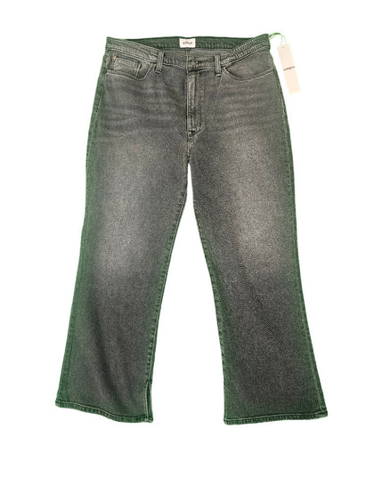 NWT Womens Hudson Jeans | 34 Demetria Blair High Rise Boot Cut Crop | Black