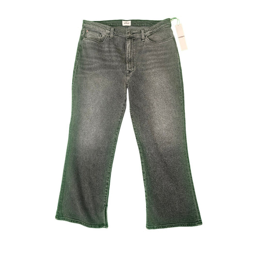 NWT Womens Hudson Jeans | 34 Demetria Blair High Rise Boot Cut Crop | Black