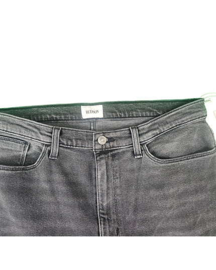 NWT Womens Hudson Jeans | 34 Demetria Blair High Rise Boot Cut Crop | Black