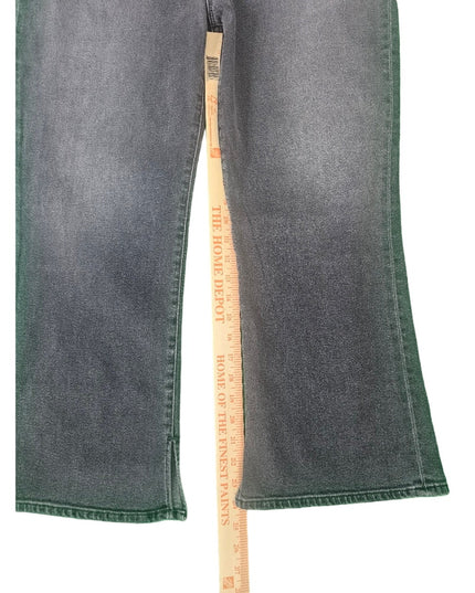 NWT Womens Hudson Jeans | 34 Demetria Blair High Rise Boot Cut Crop | Black