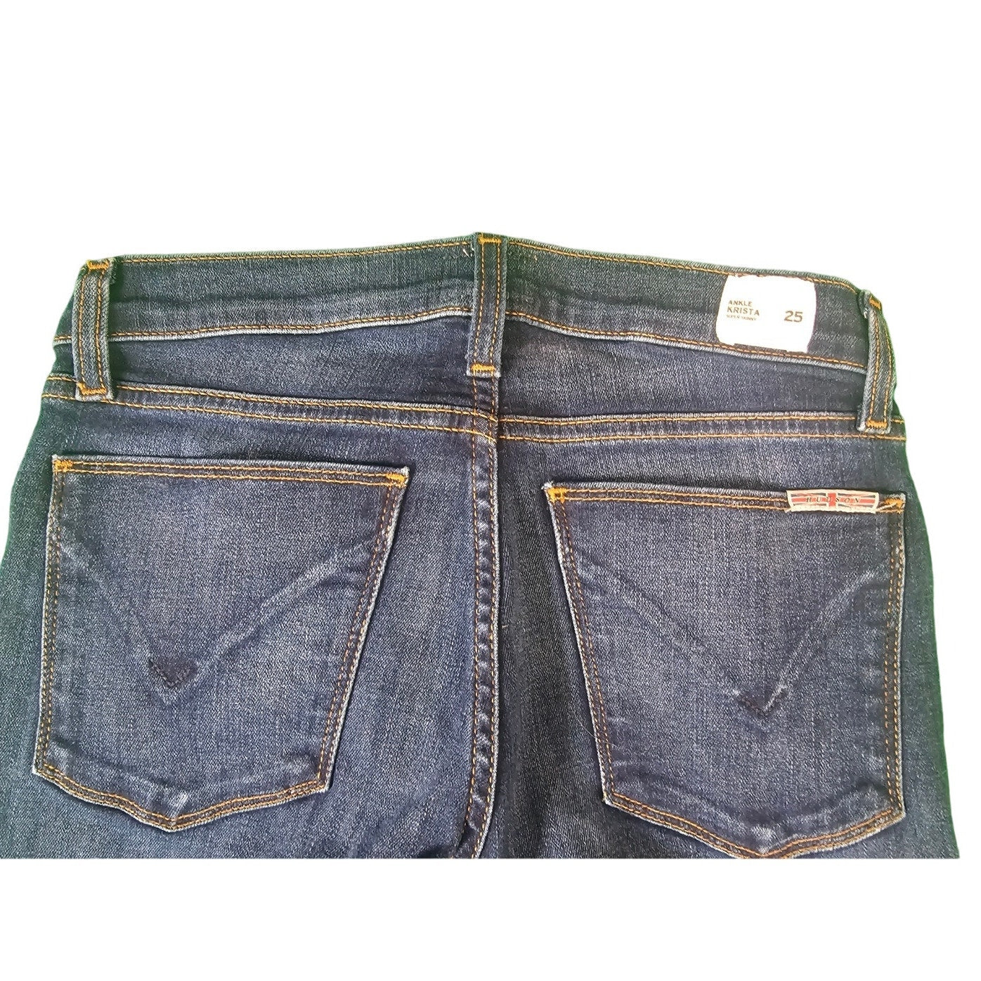 New Women's Hudson Jeans | Size 25 | Krista Super Skinny Ankle | Indigo Blue