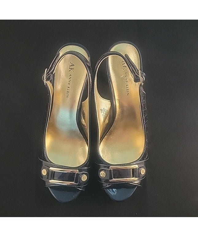 ANNE KLEIN | Navy heels | 7.5M
