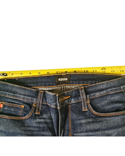 New Women's Hudson Jeans | Size 27 | Harkin Super Skinny Crop w/ Cuff | Blue