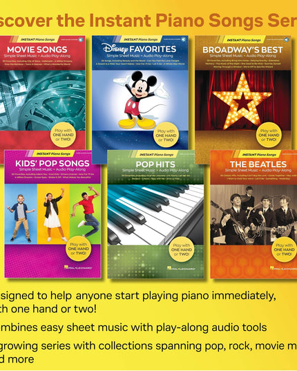Broadway's Best: Simple Sheet Music + Audio Play-Along (Instant Piano Songs)