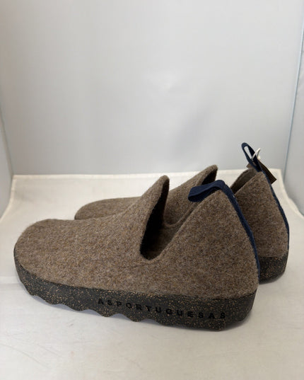 Asportuguesas Men's CITYM Slip-On Shoes Wool  Uppers Taupe Men’s US 10