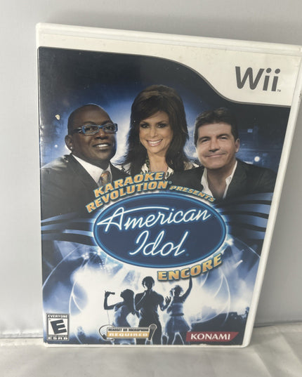Karaoke Revolution : American Idol Encore (Nintendo Wii, 2008)Case Only- No Disc