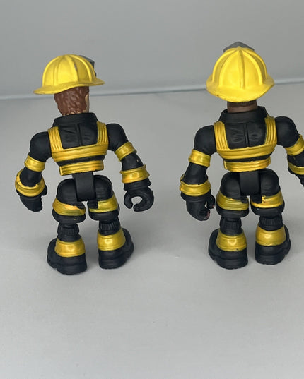 Set of Two 3” Firefighter Figures Kids Toys