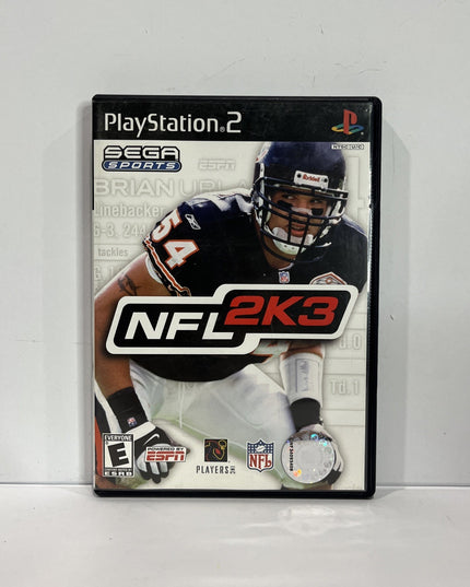 Sony Playstation 2 PS2 Sega Sports NFL 2K3 Rated E Espn Video Game & Manual