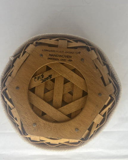 longaberger basket handwoven - Dresden, Ohio - 2003
