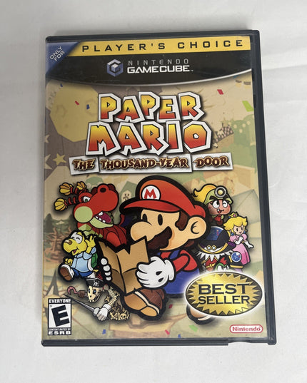 Paper Mario: The Thousand-Year Door (Nintendo 2004) – Case Only, No Game