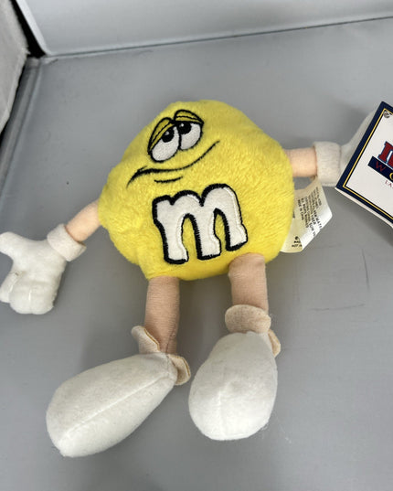 M&M's World 5" Plush Lot of 4 Yellow, Red, Green, Blue