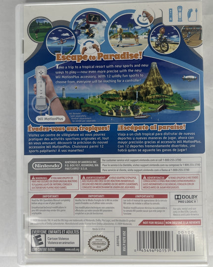 Wii Sports Resort (Nintendo Wii, 2009) - Case Only. No Manual Or Disc