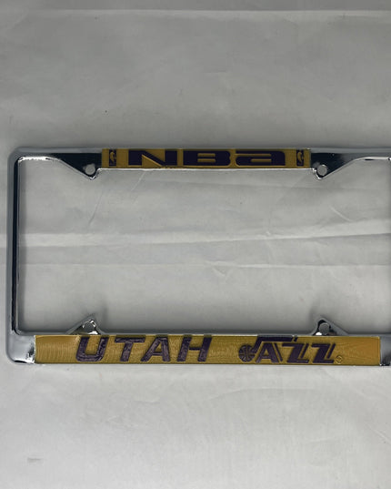 Utah Jazz Official Licensed Basketball NBA Metal Logo License Plate Frame New