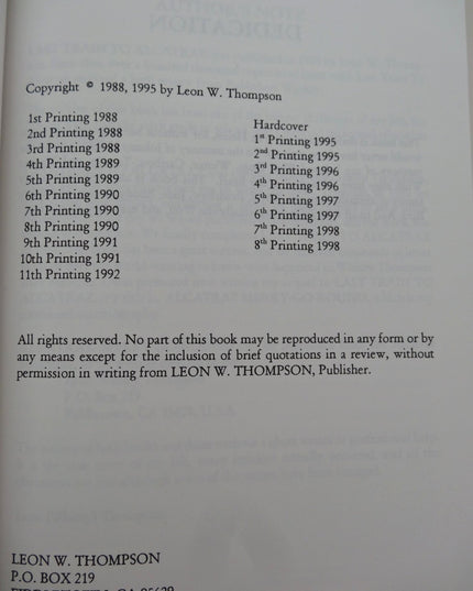 Last Train to Alcatraz: The Autobiography of Leon (Whitey) Thompson, Former Alc