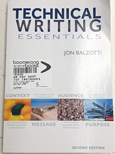 Technical Writing Essentials 2nd Edition