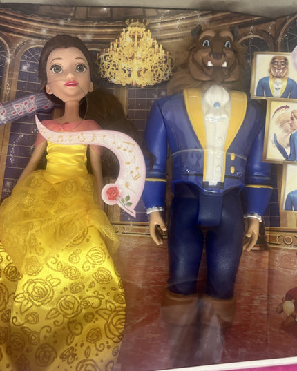 NEW! Disney Princess Belle Enchanted Ballroom Reveal Beauty and the Beast NIB