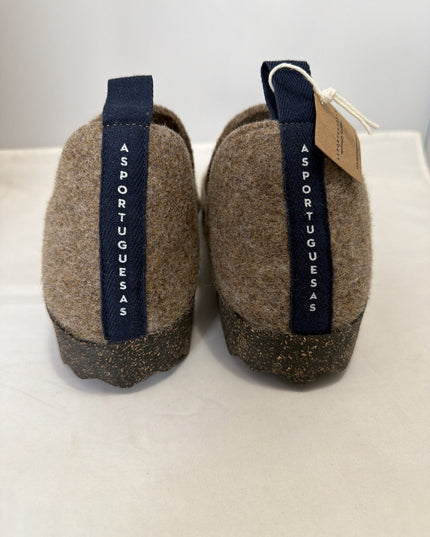 Asportuguesas Men's CITYM Slip-On Shoes Wool  Uppers Taupe Men’s US 10