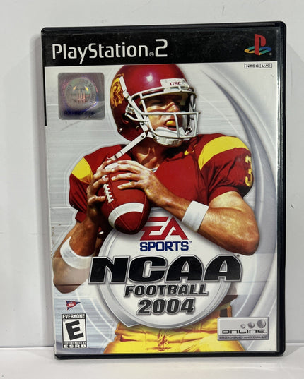 NCAA Football 2004 (Sony PlayStation 2, W/ Game Disc, Manual & Box