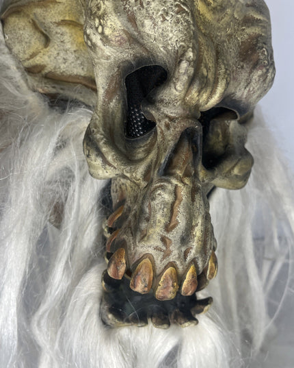 Creepy Halloween Mask With Mesh Eye Holes
