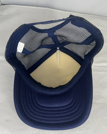 UFS Utah Jazz Snapback Hat - White And Blue - Mesh Back
