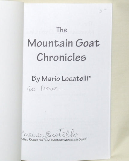 The Mountain Goat Chronicles