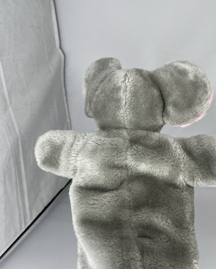 Gray Elephant Hand Puppet 11.5”