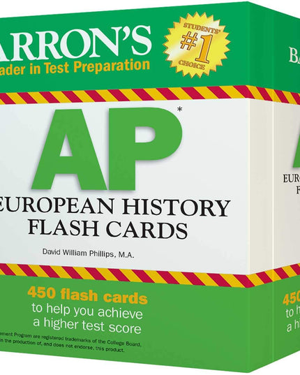 AP European History Flash Cards (Barron's AP)