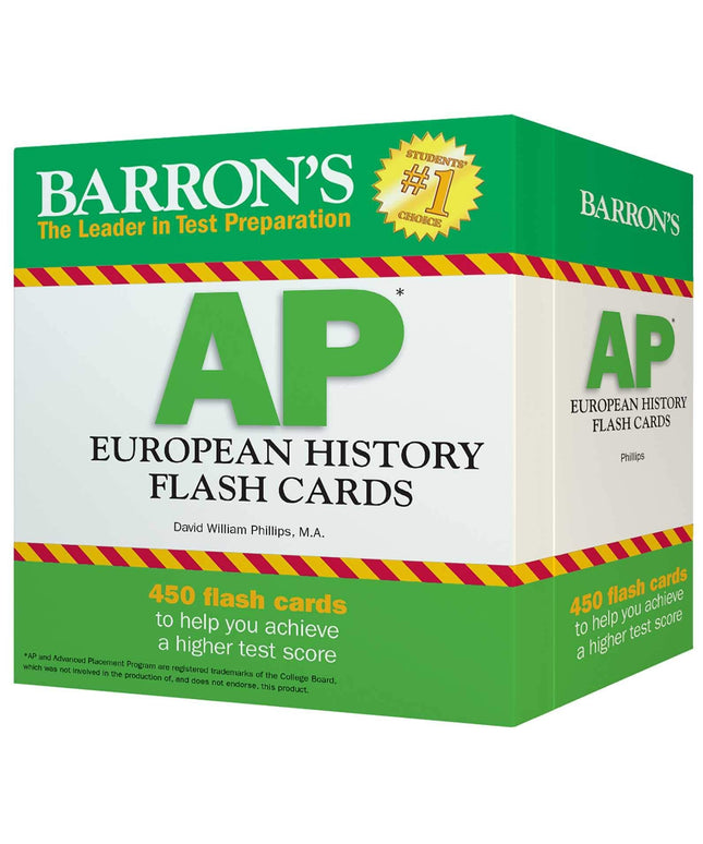 AP European History Flash Cards (Barron's AP)