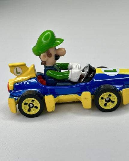 Hot Wheels Mario Kart 4 Cars - Multi-Color - Mario, Luigi, Yoshi, Bowser