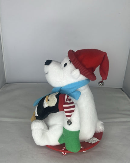 Hallmark Snowtime Jingle Pals Polar Bear & Penguin Nods And Sings Works