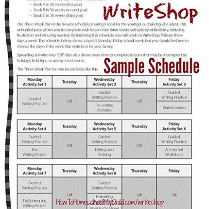 WriteShop Primary Book C Teacher's Guide