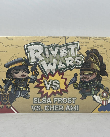 NEW CoolMiniOrNot CMON Rivet Wars Elsa Frost vs. Cher Ami Kickstarter Exclusive!