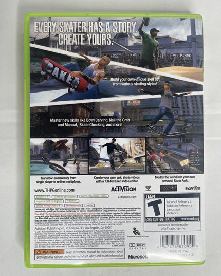 Tony Hawk's Proving Ground - Microsoft Xbox 360 - GH 5 Song Demo Not Included