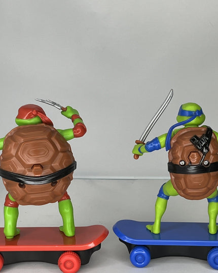 Funrise Set Of Two TMNT Skating Action Figures