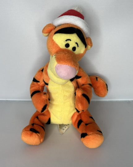 Santa Hat Tigger Plush 8”