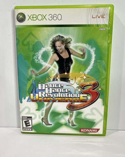 Dance Dance Revolution DDR Universe 3 (Xbox 360, 2008) Complete With Manual