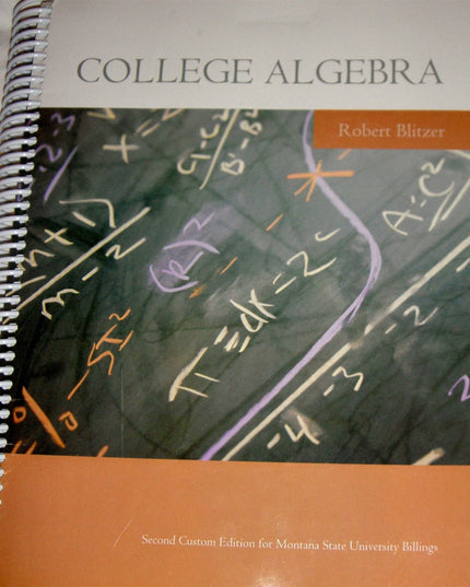 College Algebra: 2nd Custom Edition for MSU Billings - 2 Cds Included - Pearson
