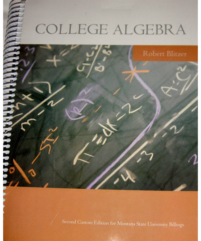 College Algebra: 2nd Custom Edition for MSU Billings - 2 Cds Included - Pearson