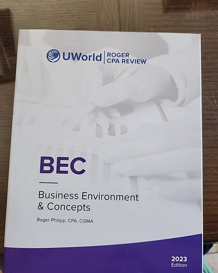 BEC 2023 Edition Textbook by UWorld LLC (2022, Trade Paperback)