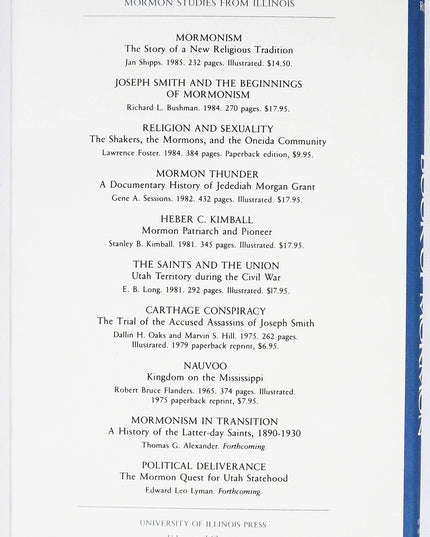 STUDIES OF THE BOOK OF MORMON
