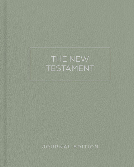 The New Testament, Journal Edition, Unlined, Sage