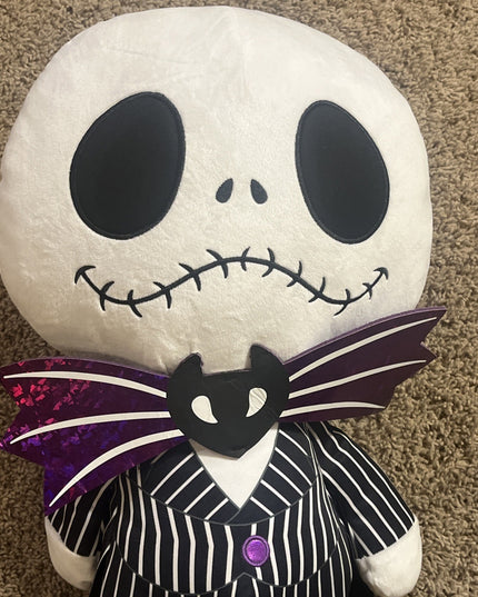 Jack Skellington Nightmare Before Christmas Jumbo Plush 30” Halloween