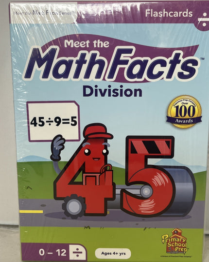 Meet The Math Facts Division Flashcards
