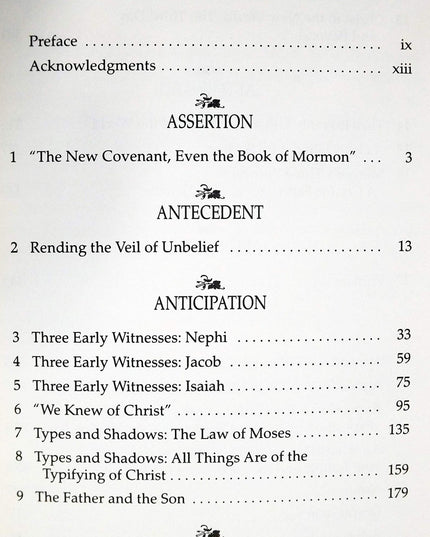Christ and the New Covenant: The Messianic Message of the Book of Mormon