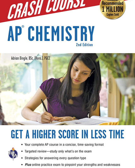 AP® Chemistry Crash Course, 2nd Ed., Book + Online: Get a Higher Score in Less