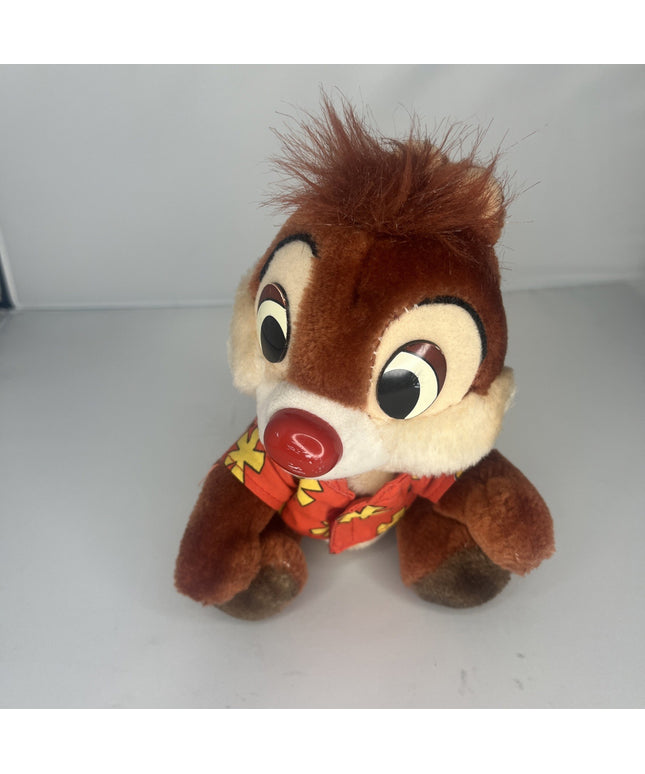Chip & Dale Chipmunk Stuffed Plush Disneyland Disney World Exclusive w Shirt