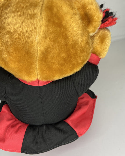 Vintage 1994 NBA Chicago Bulls Play by Play 11" Cheerleader Plush Teddy Bear
