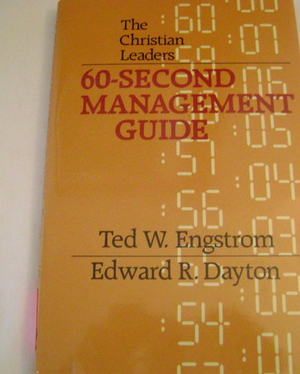 The Christian Leader's 60 Second Management Guide