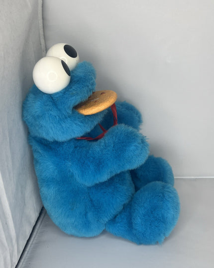 Sesame Street Yum Yum Cookie Monster Plush Talking Tyco 1997 Vintage