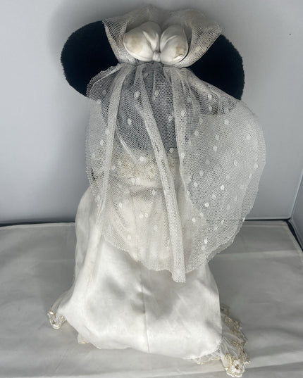 Minnie Mouse Bride Plush Wedding Doll Soft Plush Toy  Vintage  S9809